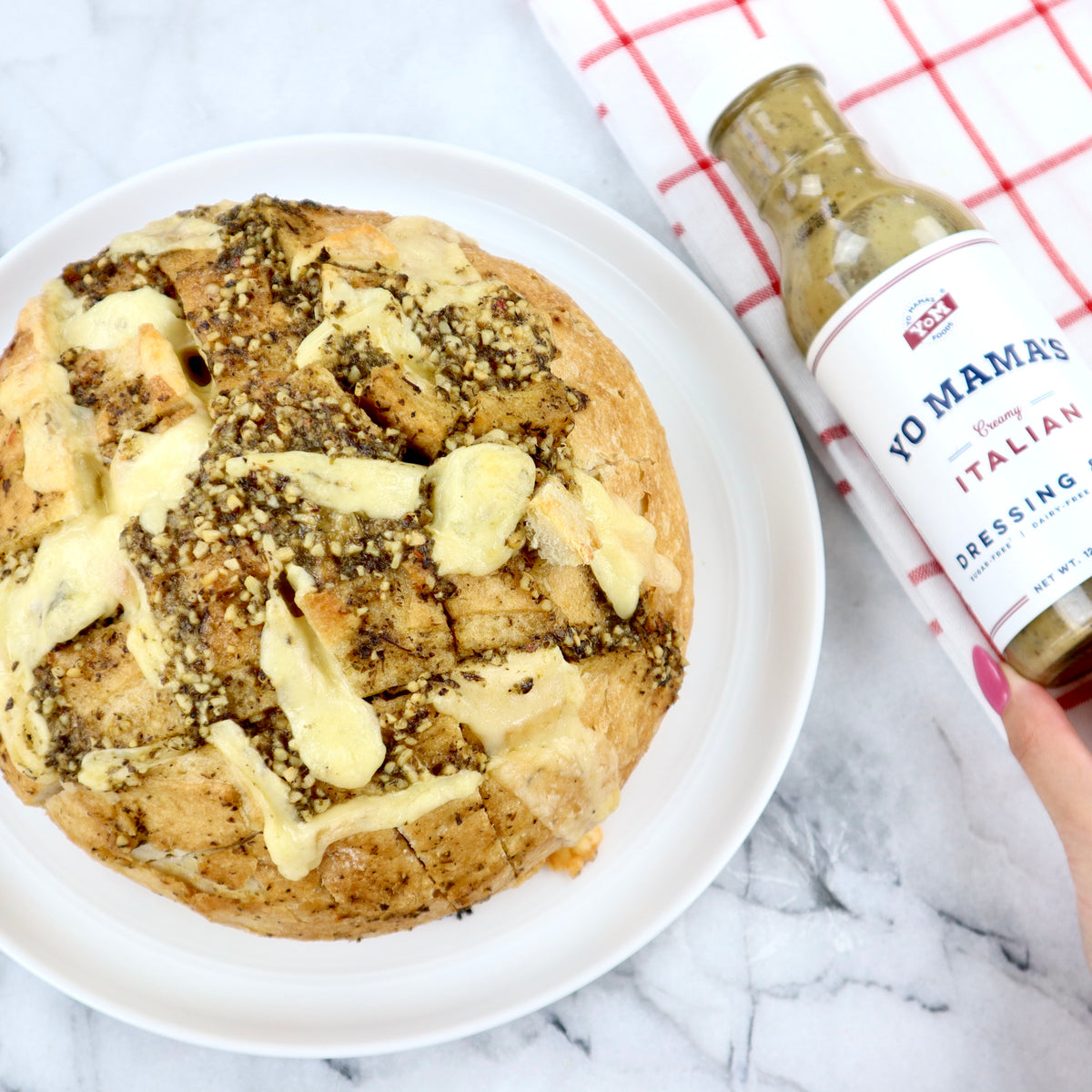Italian Garlic Sourdough Bread &ndash; Yo Mama's Foods