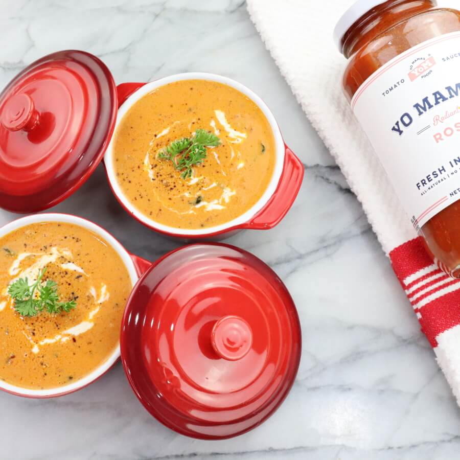 Rosé Wine Tomato Soup