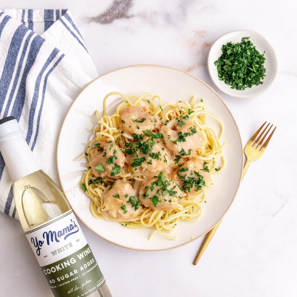 Shrimp Francese White Wine