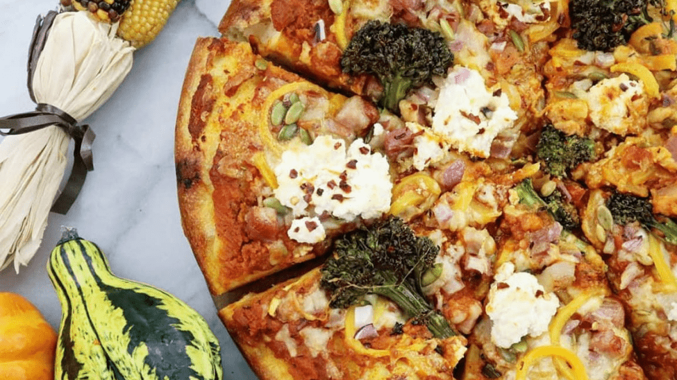 Fall Harvest Marinara Pizza - Yo Mama's Foods